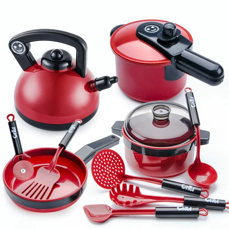 Kitchen Toys Set For Kid Girl Cooking Toy Baby Cutting Fruit Cooking Kitchen Utensils Children Simulation Education Pretend Play thumbnail 5