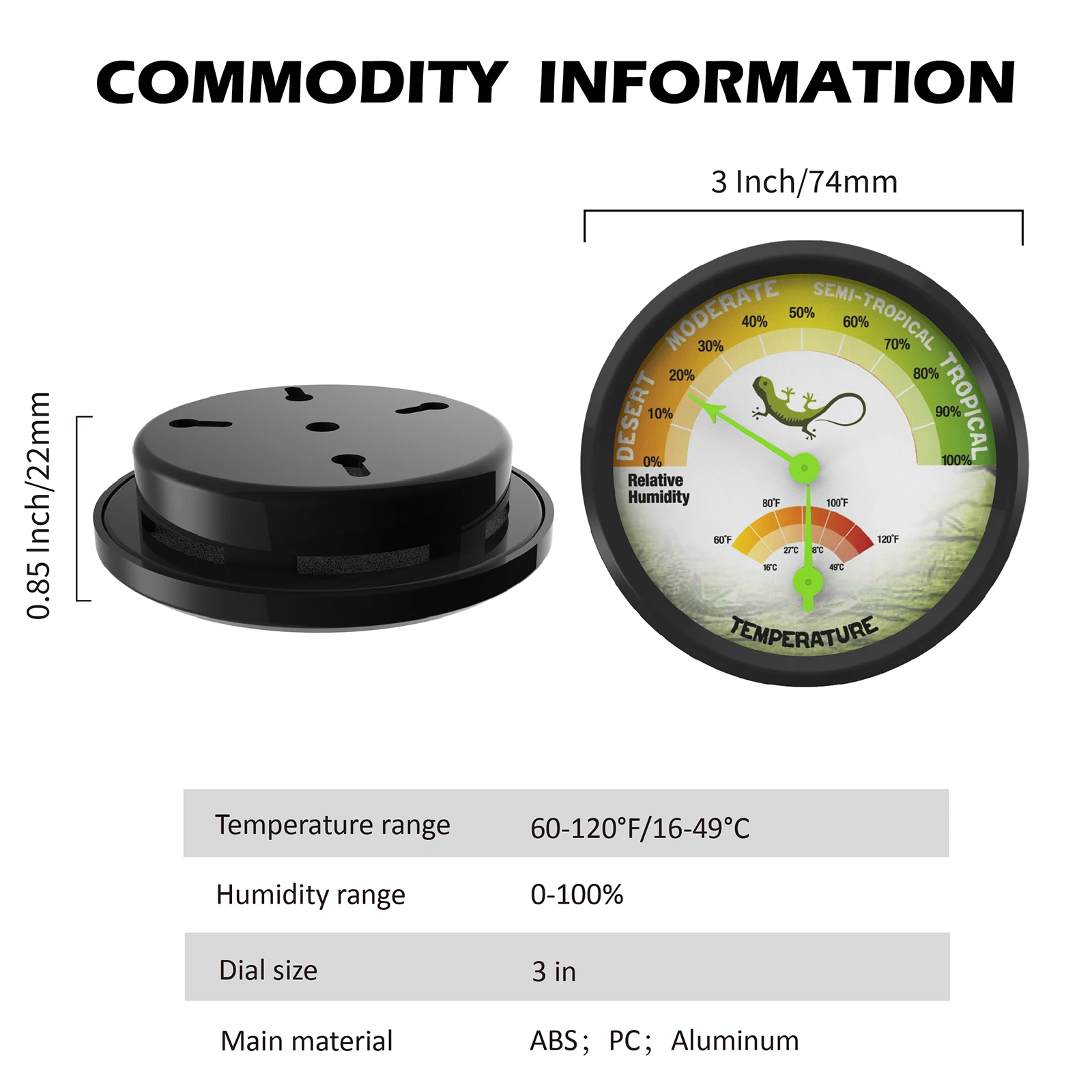 1~10PCS High Accurately digital hygrometers, indoor and outdoor hygrometers, thermometers for greenhouses and reptiles thumbnail 5
