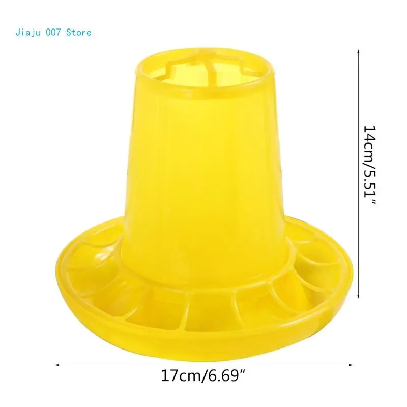 Chick Feeder Automatic Small Poultry Dispensers Chicken Feeders Safe Plastic Material Birds Feeder for Farm C9GA thumbnail 6