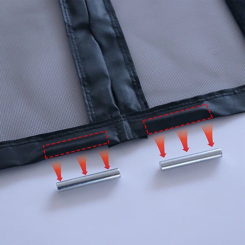 Magnetic Door Screen Insect Mosquito Net Curtain Black Fly Insect Auto Closing Invisible Mesh For Kitchen indoor living room thumbnail 5