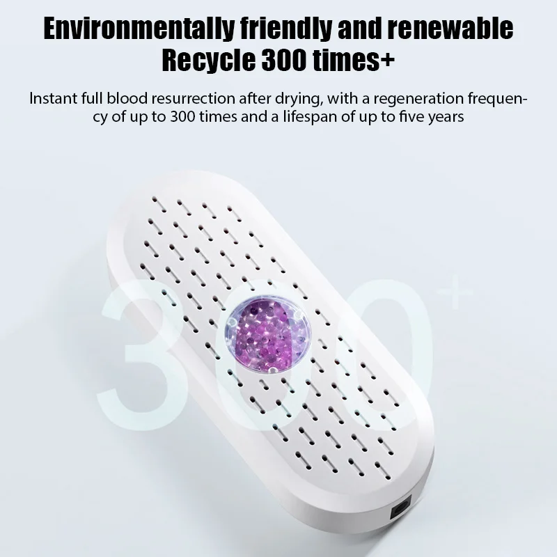 Mini Air Dryer Reusable Portable Electric Dehumidifiers USB Charging Energy Saving Electric Dryer for Closet Shoe Cabinet thumbnail 4