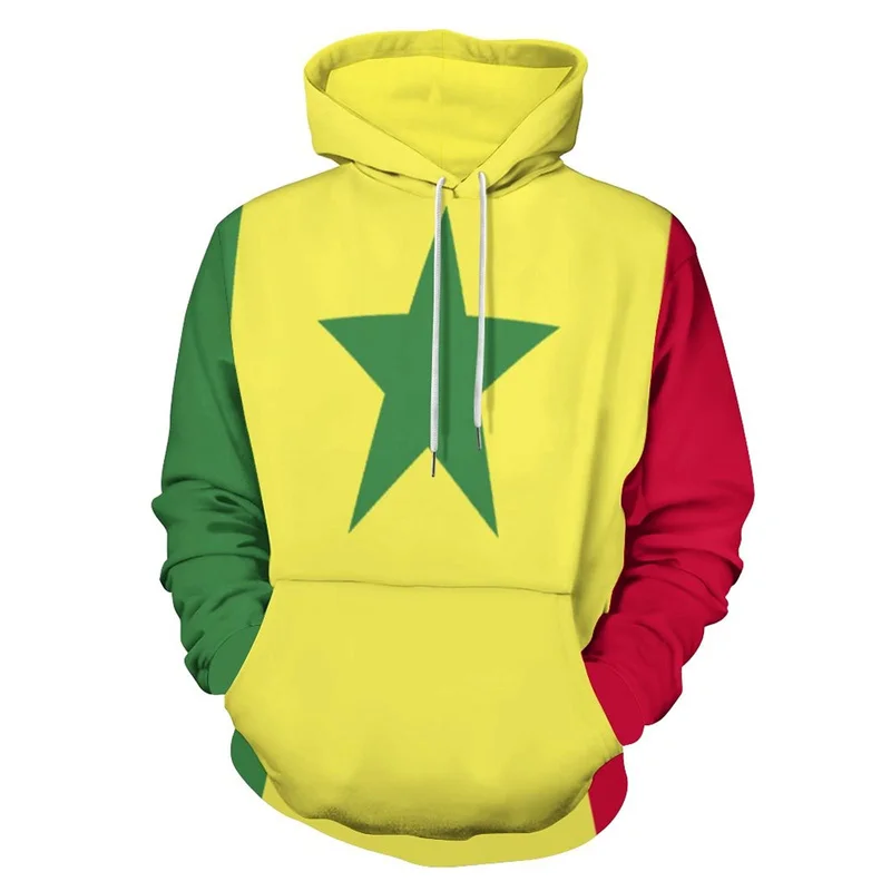 3D South Africa Flag Graphic Hoodies for Men Clothing America National Flag Long Sleeve Pullovers Spring Sweatshirts Coat Tops thumbnail 4
