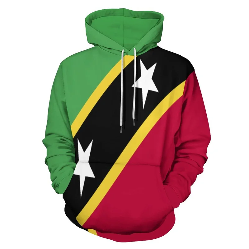 3D South Africa Flag Graphic Hoodies for Men Clothing America National Flag Long Sleeve Pullovers Spring Sweatshirts Coat Tops thumbnail 5