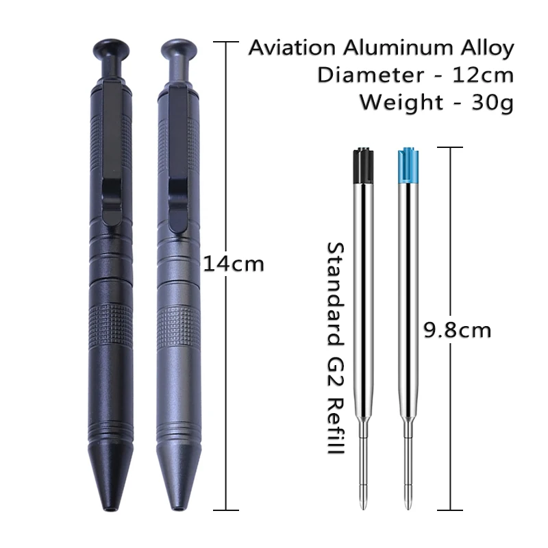 High Quality Metal Self-Defense Tactical Pen Anti-skid Signature Ballpoint Pen EDC Writing Tools Student Office Supplies thumbnail 3