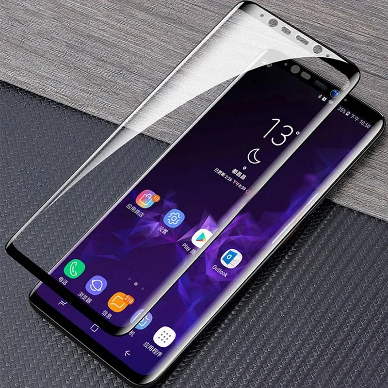 3 Pcs Tempered Glass For Samsung Note 9 10 20 Ultra Samsung S24 S23 S22 S21 S20 Ultra S10 S9 S8 Plus Full Cover Screen Protector thumbnail 6