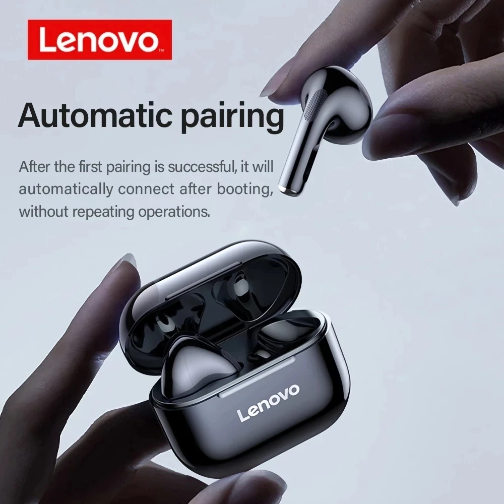 Original Lenovo LP40 wireless headphones TWS Bluetooth Earphones Touch Control Sport Headset Stereo Earbuds For Phone Android thumbnail 2