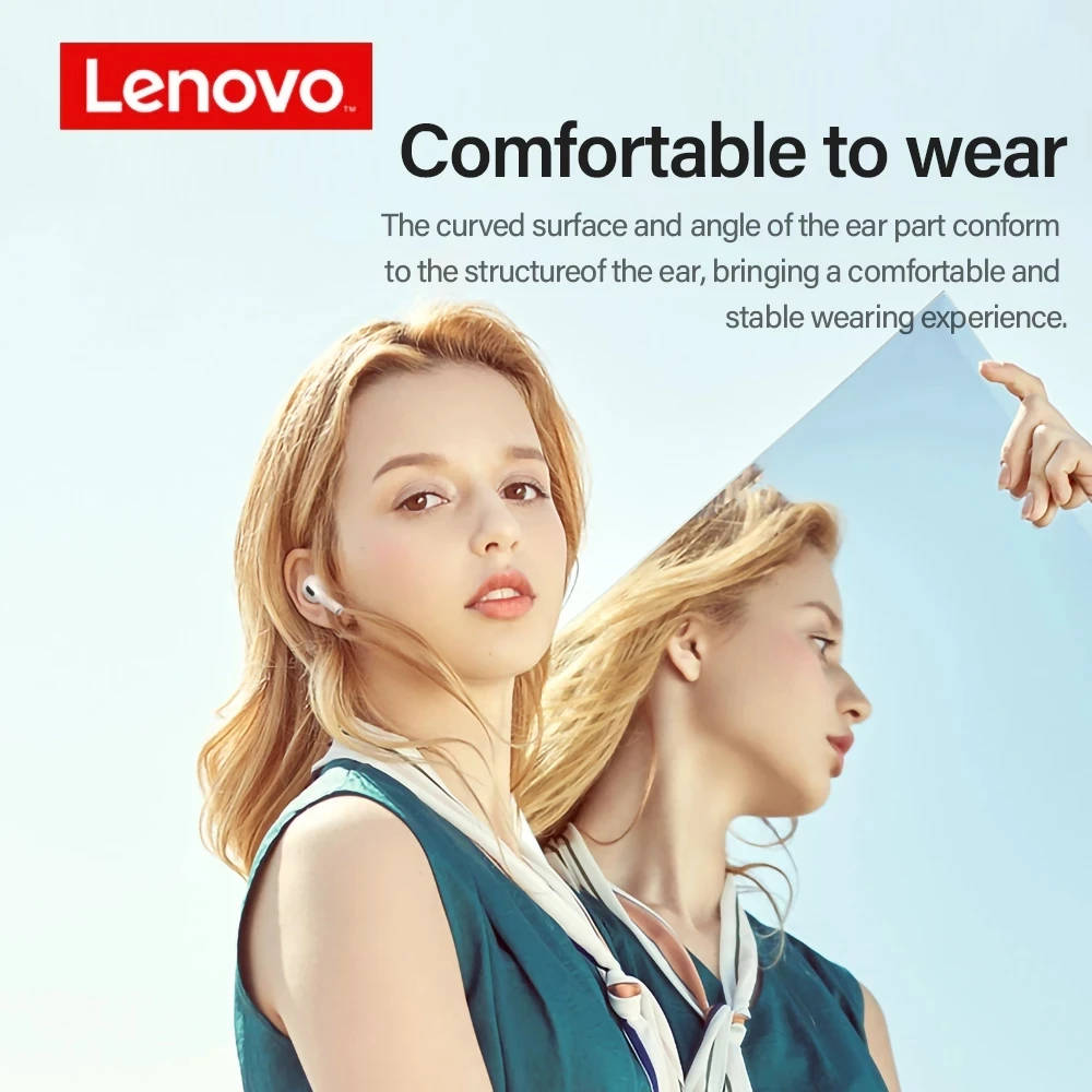 Original Lenovo LP40 wireless headphones TWS Bluetooth Earphones Touch Control Sport Headset Stereo Earbuds For Phone Android thumbnail 5