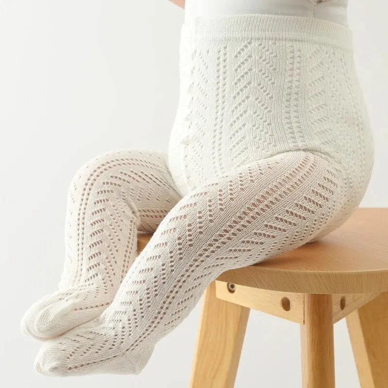 Summer Baby Girls Tights Hollow Out Mesh Stockings For Kids Fishnet Clothing Toddler Spain Style Thin Bottom Pantyhose thumbnail 2