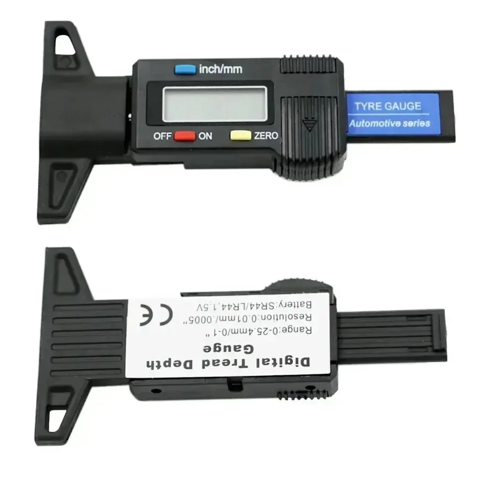 1PC Digital Depth Gauge Caliper Tread Depth Gauge LCD Tire Tread Gauge For Car Tire 0-25mm Measurer Tool Caliper Repair Tools thumbnail 5