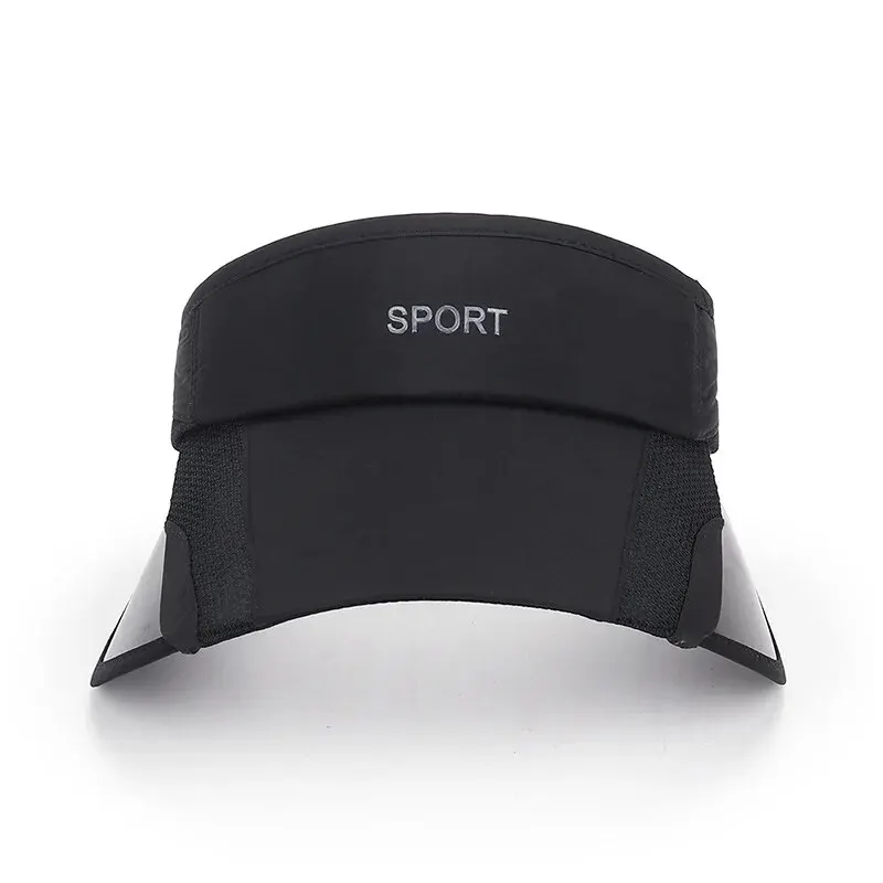 New Summer Outdoor Sport Casual Sports Empty Cap Men's Fishing Widened Pull-Out Brim Sunshade Sun Protection Hat Women thumbnail 3
