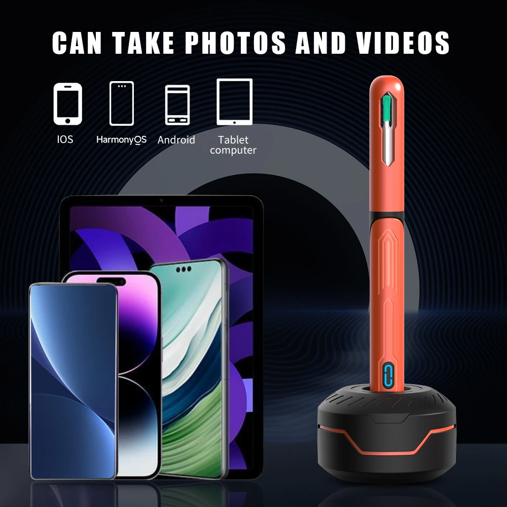Ear Cleaner with camera Set Ear Sticks Otoscope USB C Charging Endoscope Wax Removal Tool Earpick MIni Camera Ear Cleaning Set thumbnail 3