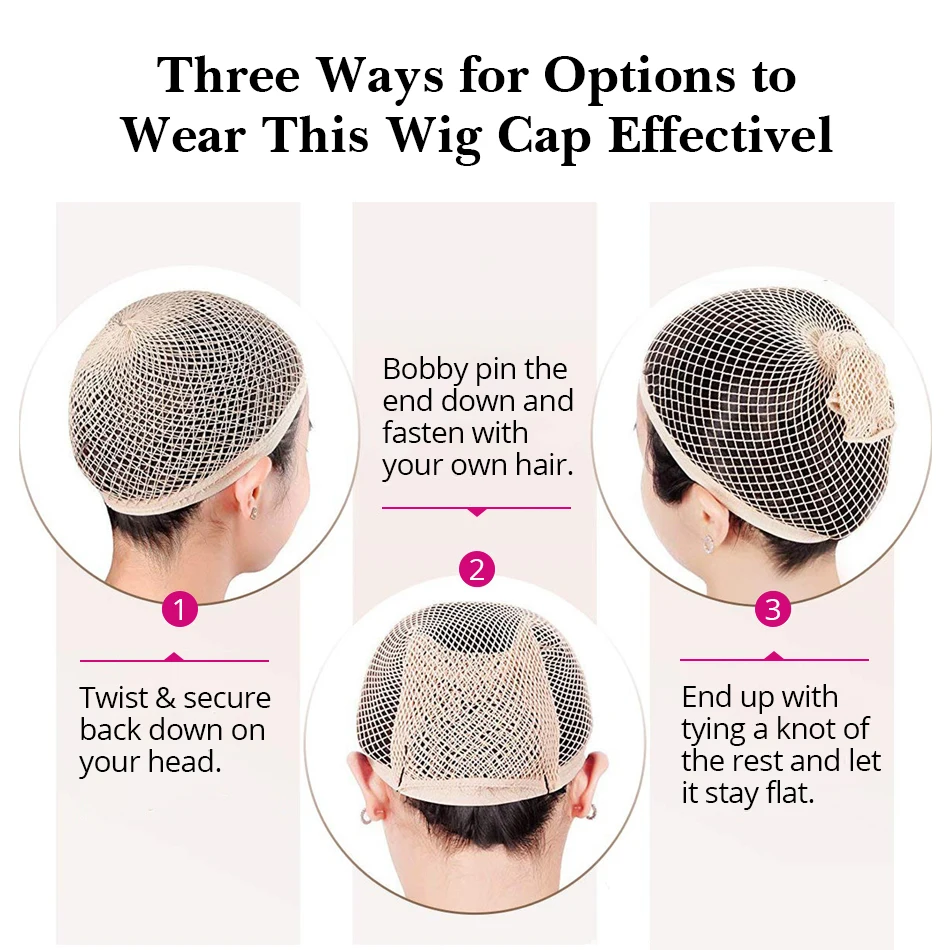High Quality Wig Cap Brown Stocking Cap To Christmas Cosplay Wig Caps Stocking Elastic Liner Mesh For Making Wigs thumbnail 4