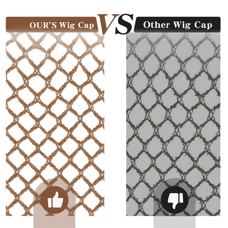 High Quality Wig Cap Brown Stocking Cap To Christmas Cosplay Wig Caps Stocking Elastic Liner Mesh For Making Wigs thumbnail 6
