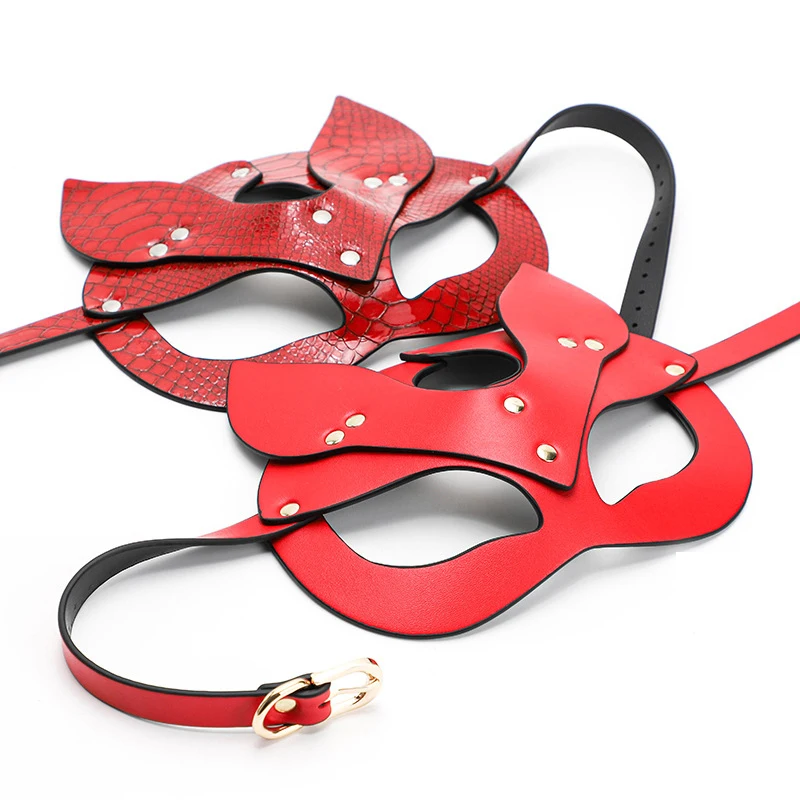 Sex Toys For Women Couples BDSM Bondage Mask Bunny Half Mask Party Cosplay Sexy Costume Slave Props SM Mask Adult Sex Products thumbnail 2
