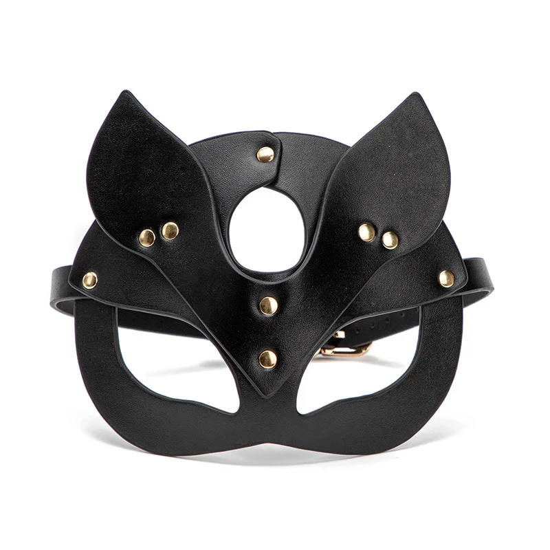 Sex Toys For Women Couples BDSM Bondage Mask Bunny Half Mask Party Cosplay Sexy Costume Slave Props SM Mask Adult Sex Products thumbnail 3