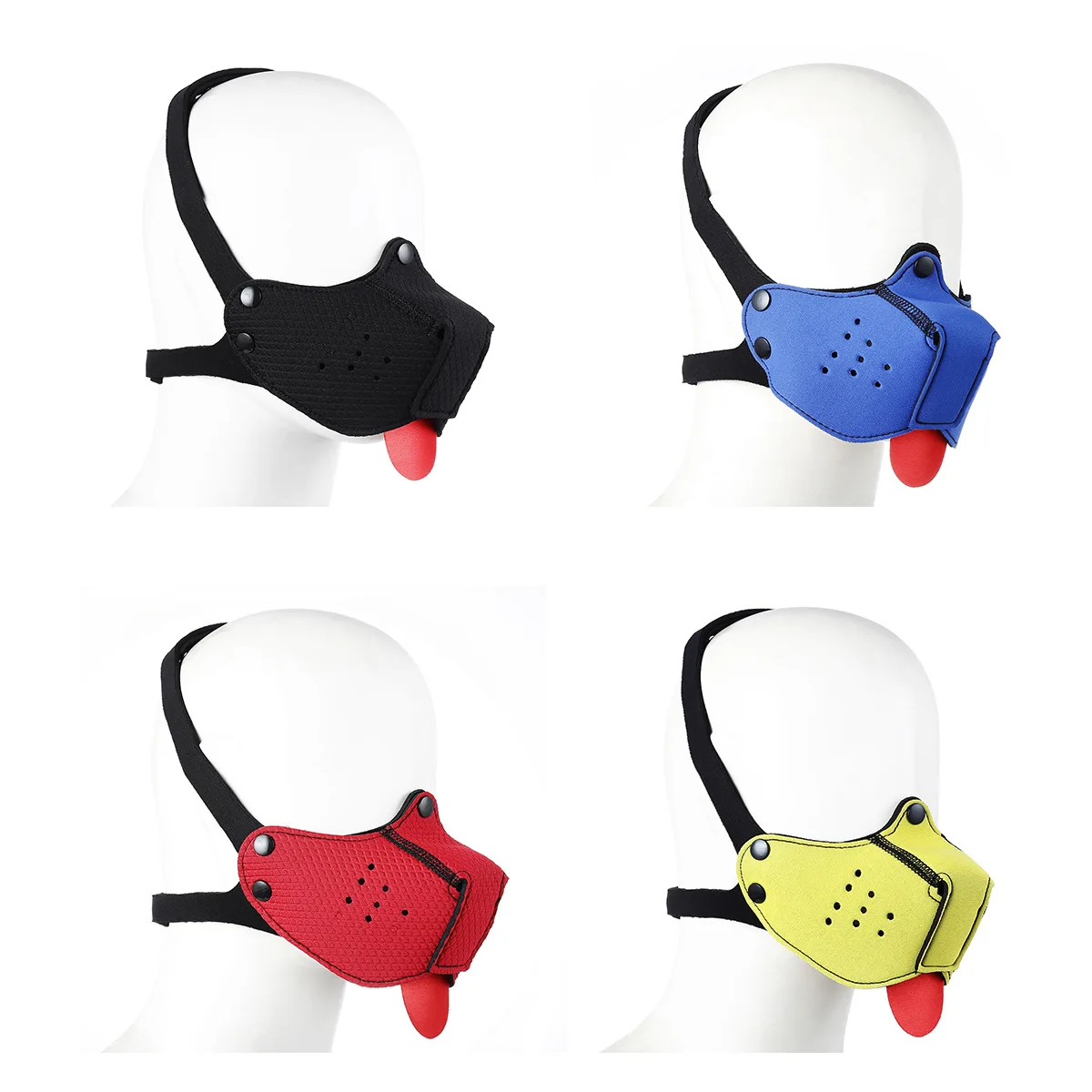 Bdsm Bondage Dog Hood Mask With Detachable Nose Sex Toys For Couples Women Men Dog Slave Roleplay Game Sexy Fetish Restraints thumbnail 5