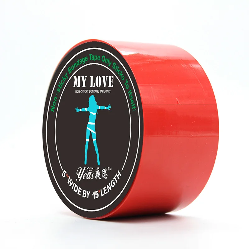 BDSM Fetish Rope Bondage Tape Slave Sex Toys For Couples Provocative Alternative Tied Self-adhesive Tape Role Play Harness Body thumbnail 3