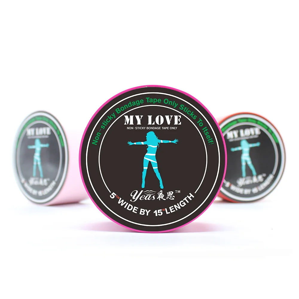 BDSM Fetish Rope Bondage Tape Slave Sex Toys For Couples Provocative Alternative Tied Self-adhesive Tape Role Play Harness Body thumbnail 4