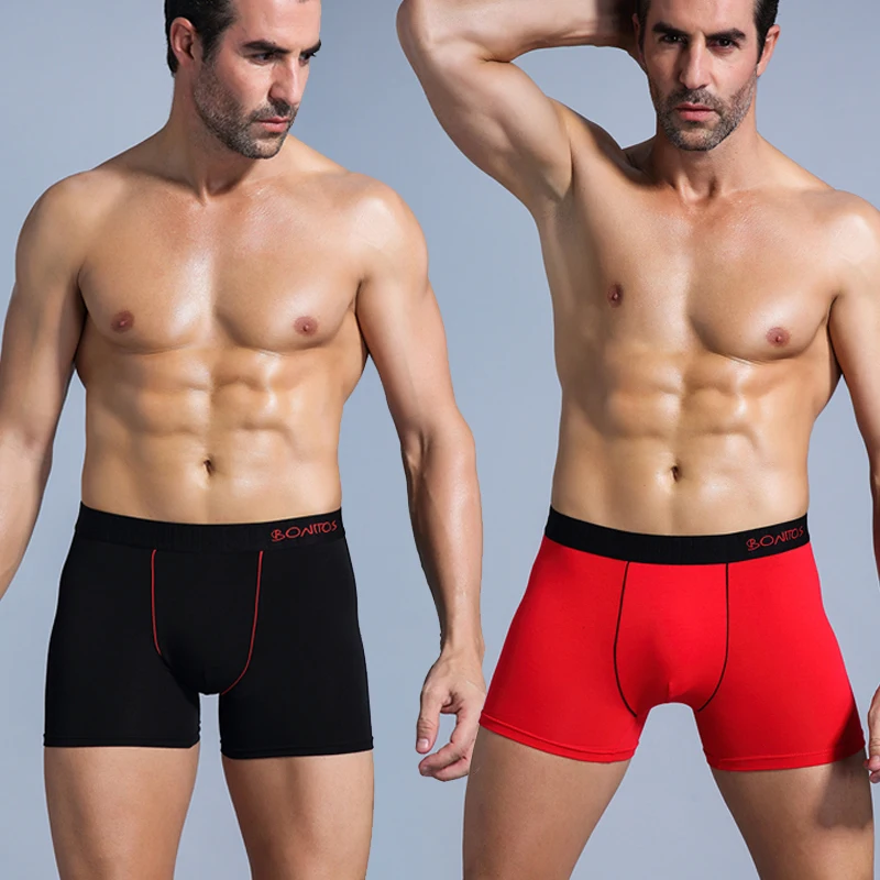 5Pcs Men's Panties Cotton Boxer Sexy Man Boxers Underwear Shorts Lots Male Boxershorts Set Family Underpants Brands thumbnail 4
