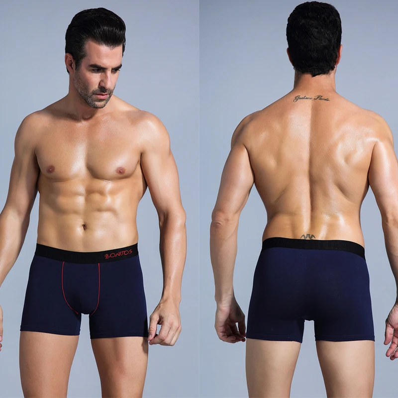 5Pcs Men's Panties Cotton Boxer Sexy Man Boxers Underwear Shorts Lots Male Boxershorts Set Family Underpants Brands thumbnail 5