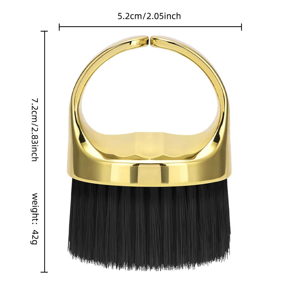 Ring Neck Duster Barber Remove Loose Hair Brush Hair Cutting Brush Soft Hair Cleaning Brush Hairdressing Tools thumbnail 2