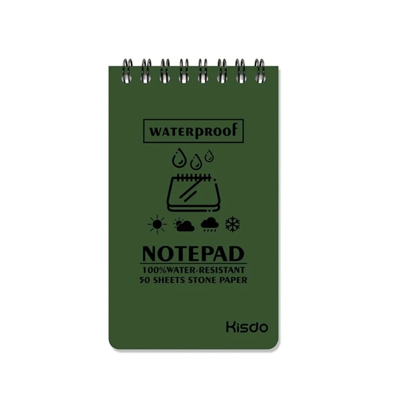 Waterproof Notebook Stone Paper Pocket Notebooks Waterproof Notepad Write in the Rain Notebook for Outdoor Activities 594A thumbnail 4