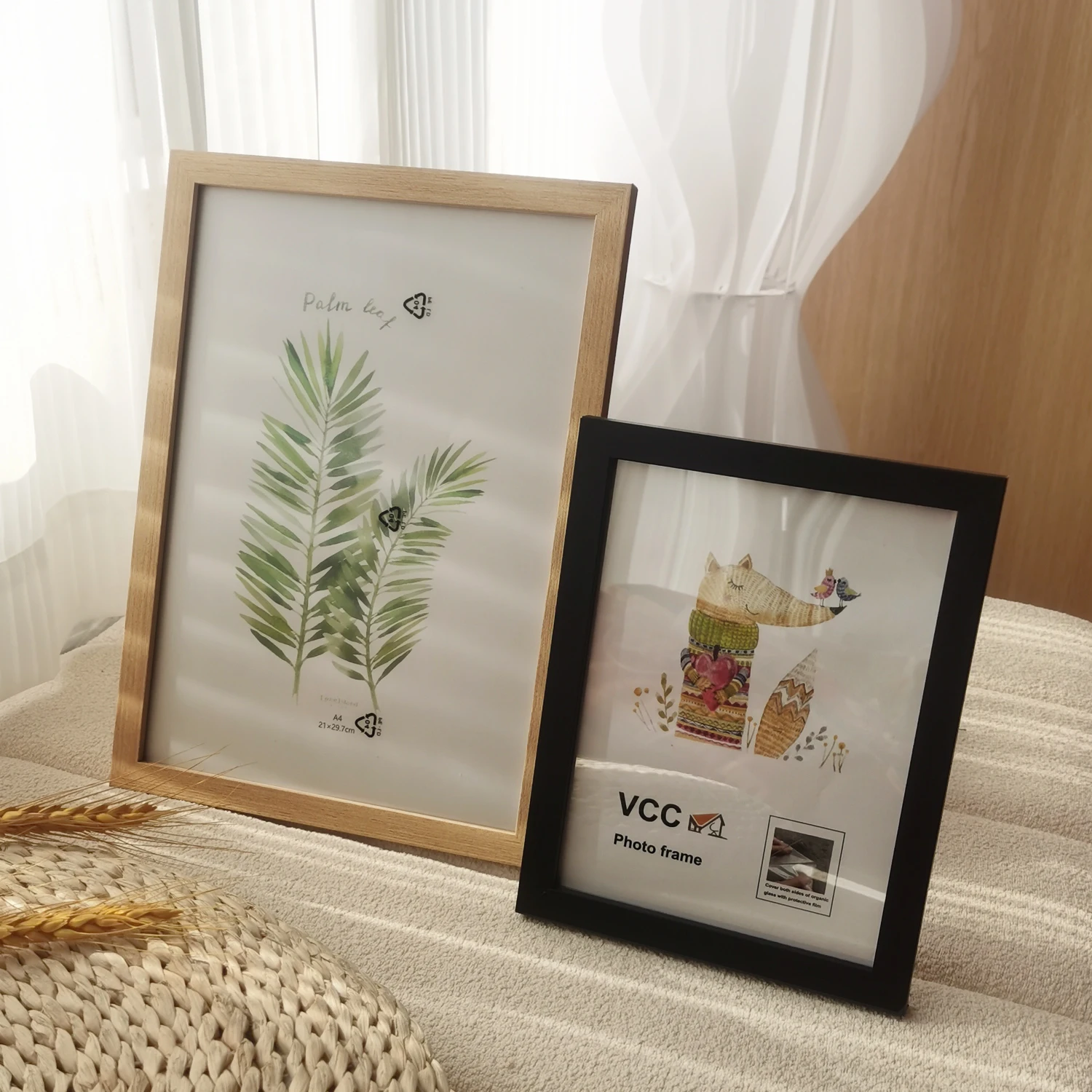 1Pc Wooden Photo Frame For Wall Hanging or Stand 10X15 15X20 20X25cm A4 Picture Frame For Pictures Photo Decor Commemorative Gif thumbnail 2