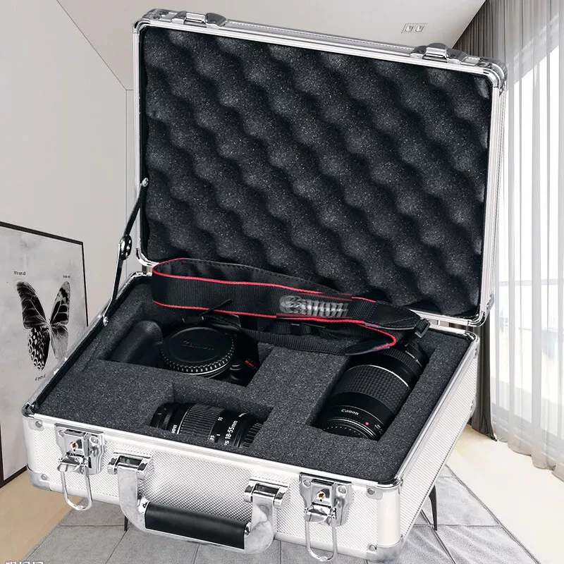 Tool Box Aluminium Equipment Case Organizer Protable Toolbox for Mechanic Large Capacity Suitcase Pelican Hard Case thumbnail 5