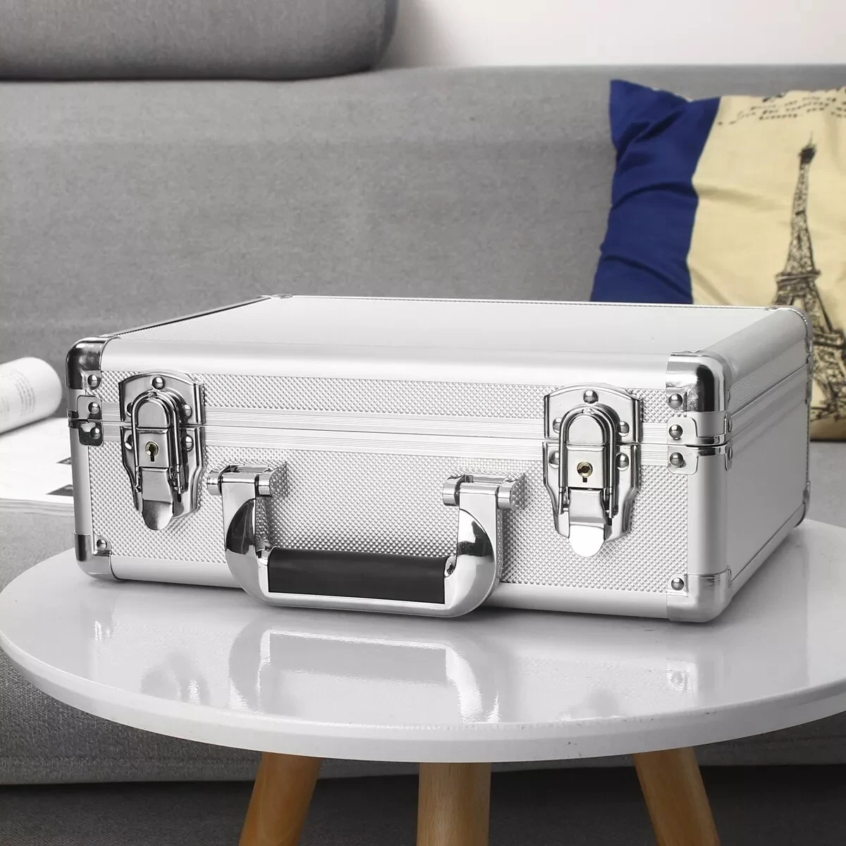 Tool Box Aluminium Equipment Case Organizer Protable Toolbox for Mechanic Large Capacity Suitcase Pelican Hard Case thumbnail 6