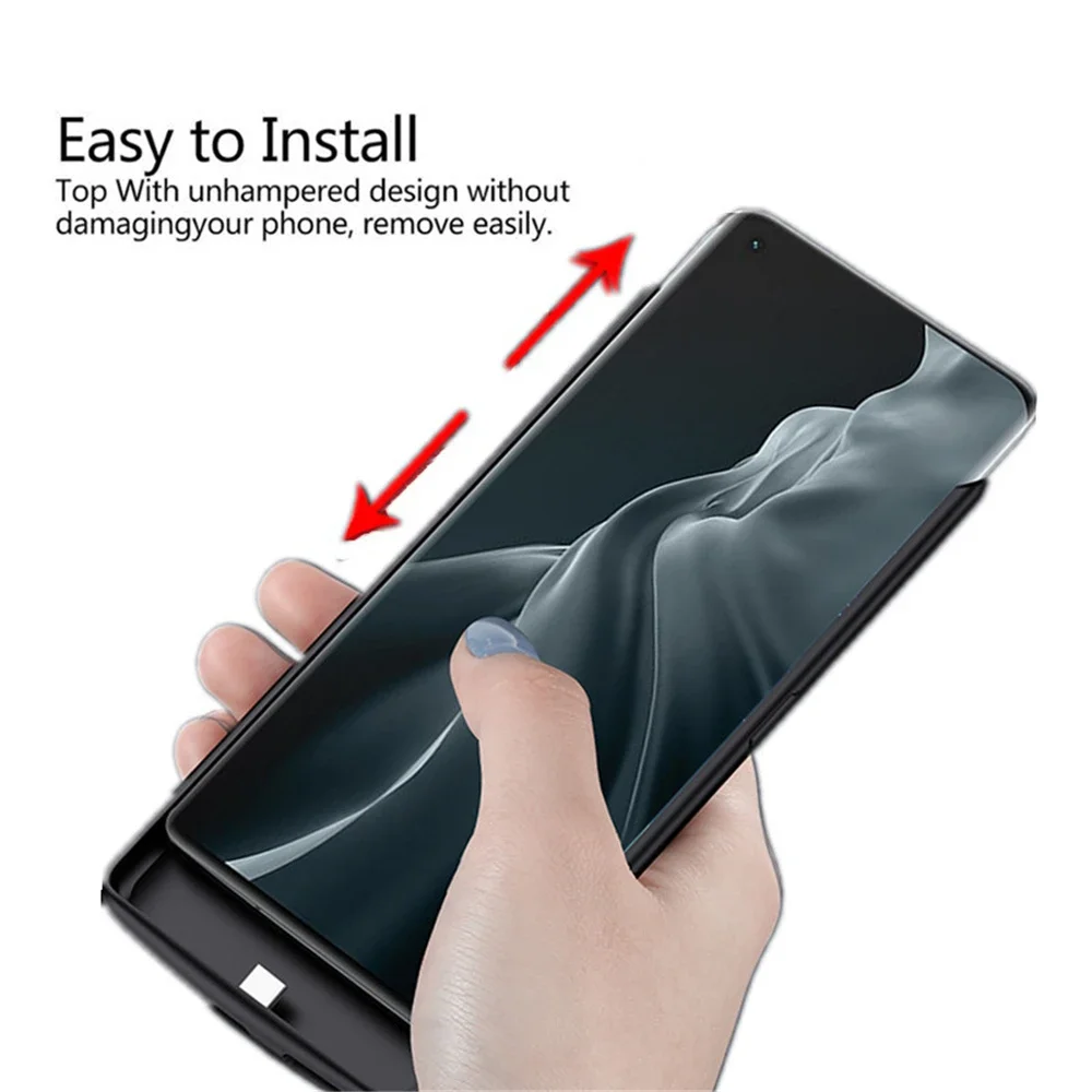 10000mAh Powerbank Charging Cover For Xiaomi Mi Poco F3 External Battery Cases Portable Charger Power Bank Case Coque Funda thumbnail 4