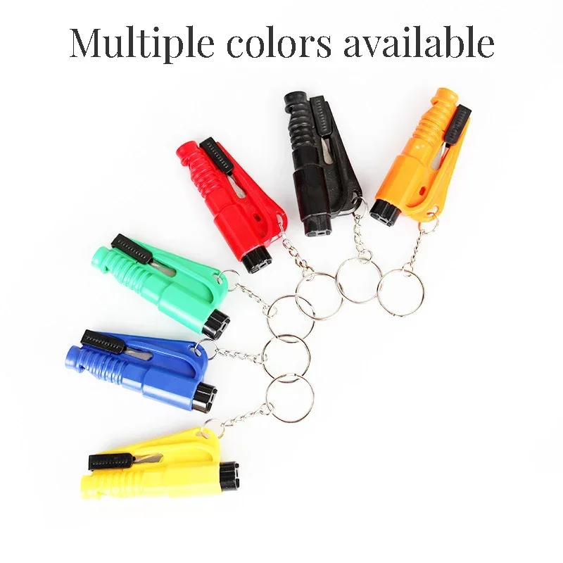 Safety Hammer with Rescue Whistle, Car Escape Tool,2-in-1 Window Breaker Seatbelt Cutter, Compact Emergency Escape Tool for Car thumbnail 5