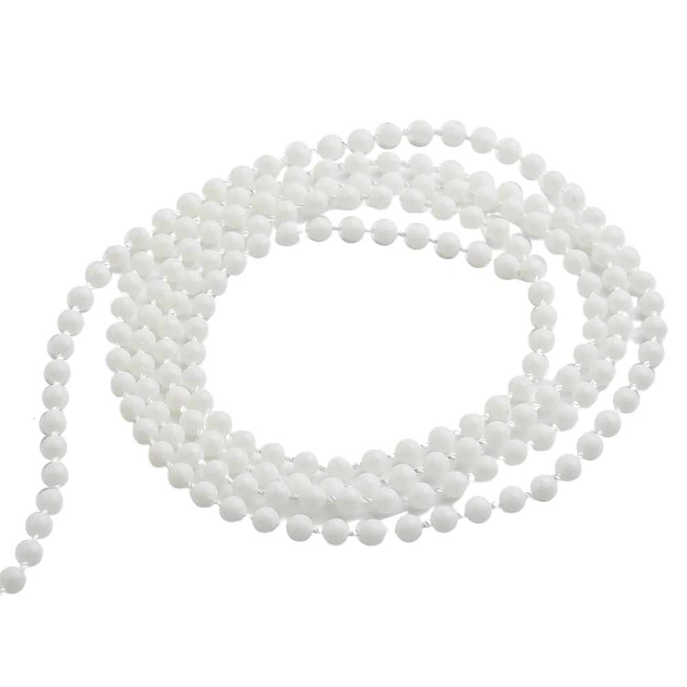 10 Meters Roller Blind Vertical Curtain Beaded Chain Cord Plastic Vertical Blinds Cord With Connectors Rope Treatments Hardware thumbnail 4