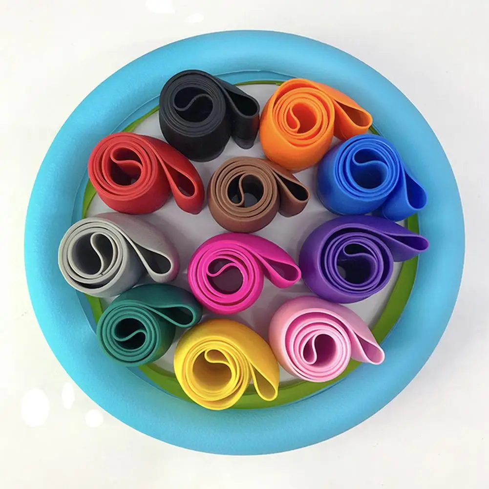 Universal Car Steering Wheel Cover Silicone Glove Cover Texture Soft Multi Color Auto Decoration DIY Covers Accessories thumbnail 3