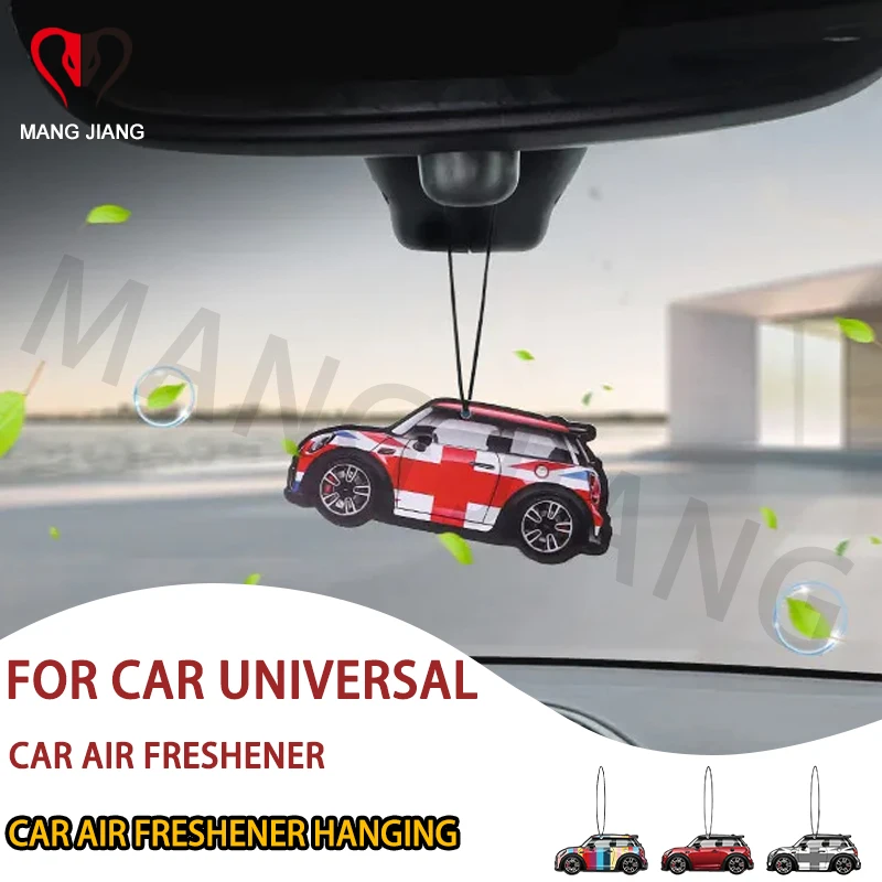 Car Aromatherapy Pendant Paper Auto Hanging Decor Air Freshener Natural Scented Perfume Diffuser Fragrance Accessories Interior