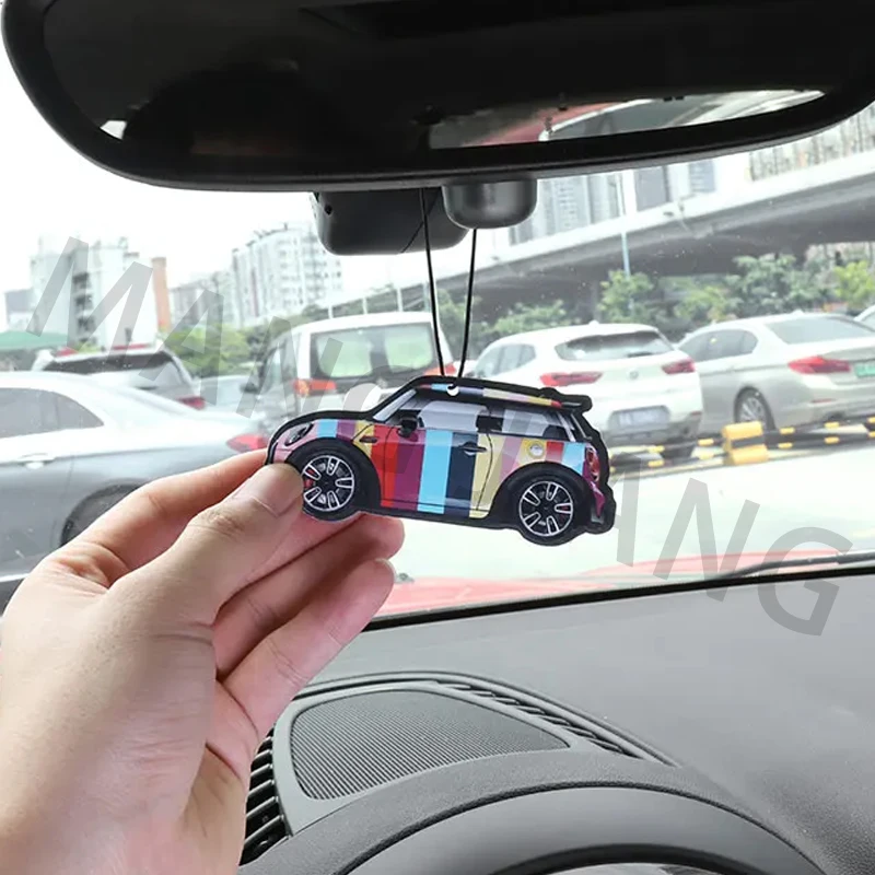 Car Aromatherapy Pendant Paper Auto Hanging Decor Air Freshener Natural Scented Perfume Diffuser Fragrance Accessories Interior thumbnail 3