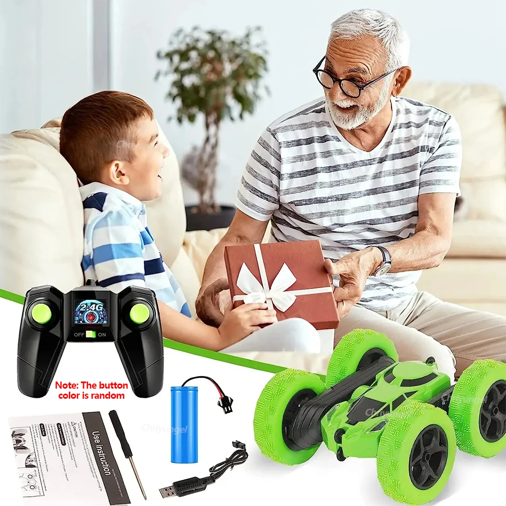 RC Stunt Car Children Double Sided Flip 2.4G Remote Control 360 Deree Rotation Off Road Drift RC Car Gifts For Kids Adults Boys thumbnail 5