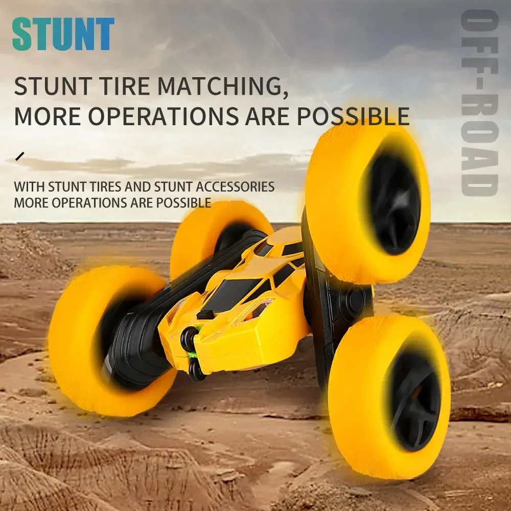 RC Stunt Car Children Double Sided Flip 2.4G Remote Control 360 Deree Rotation Off Road Drift RC Car Gifts For Kids Adults Boys thumbnail 4