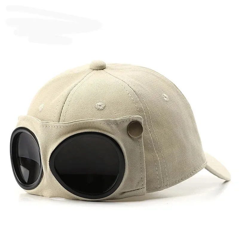 Aviator Hat Tide Korean Version Personality Glasses Cap Men's Sunglasses Sunshade Spring And Summer Versatile Tide Baseball Cap thumbnail 6