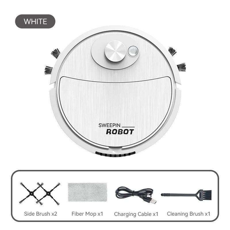Vacuum Cleaner USB Charging Sweeping Robot Mop Machine Pet Hair Hard Floor Carpet Home Smart Sweeping Suction Cleaning Appliance thumbnail 6
