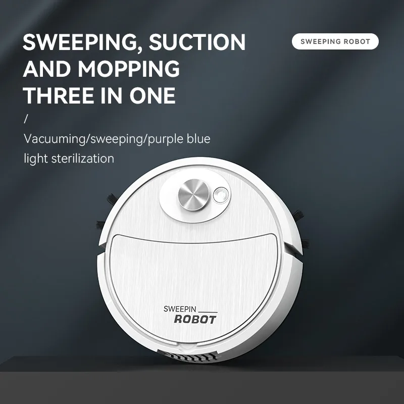 Vacuum Cleaner USB Charging Sweeping Robot Mop Machine Pet Hair Hard Floor Carpet Home Smart Sweeping Suction Cleaning Appliance thumbnail 4