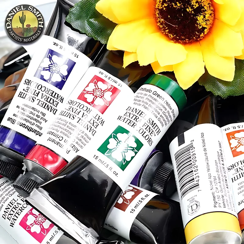 American Daniel Smith Watercolor Paint Natural Mineral Ultra-Fine 15ml Paint Tube Acuarelas Painting Artist Painting Supplies thumbnail 2