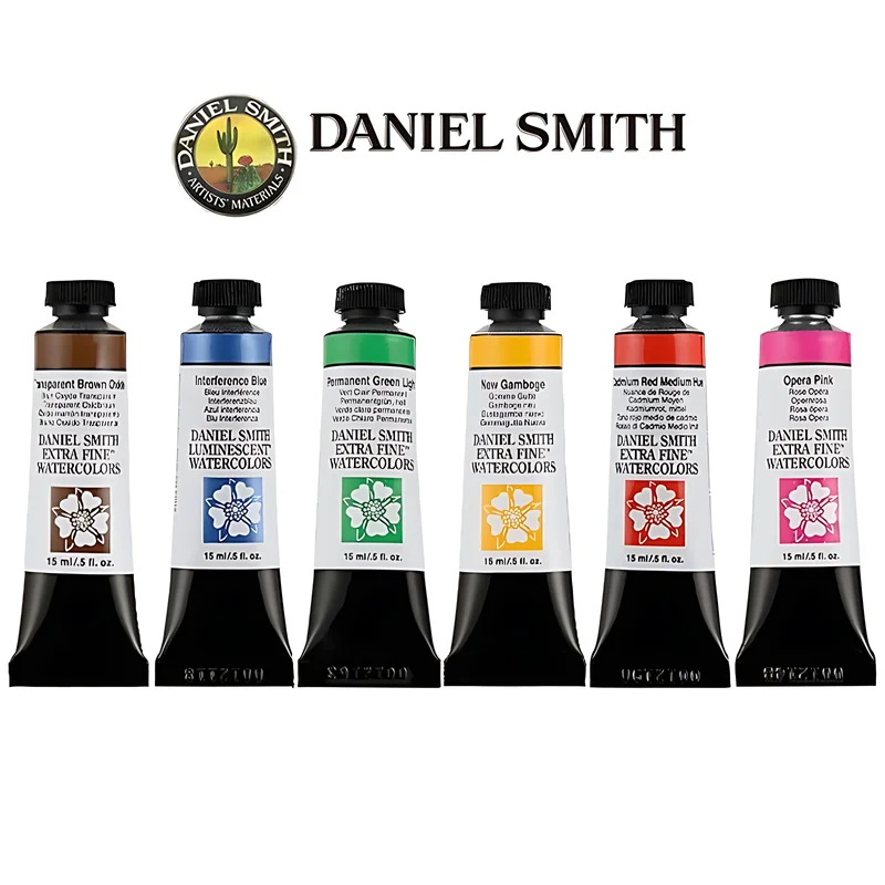 American Daniel Smith Watercolor Paint Natural Mineral Ultra-Fine 15ml Paint Tube Acuarelas Painting Artist Painting Supplies