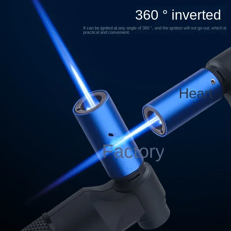 Kitchen Cooking Spray Gun Torch Blue Flame Jet Gas Lighter Smoking Accessories Windproof Turbo Jewelry Welding Cigar Lighters thumbnail 4