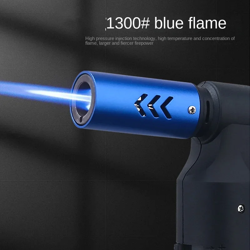 Kitchen Cooking Spray Gun Torch Blue Flame Jet Gas Lighter Smoking Accessories Windproof Turbo Jewelry Welding Cigar Lighters thumbnail 3