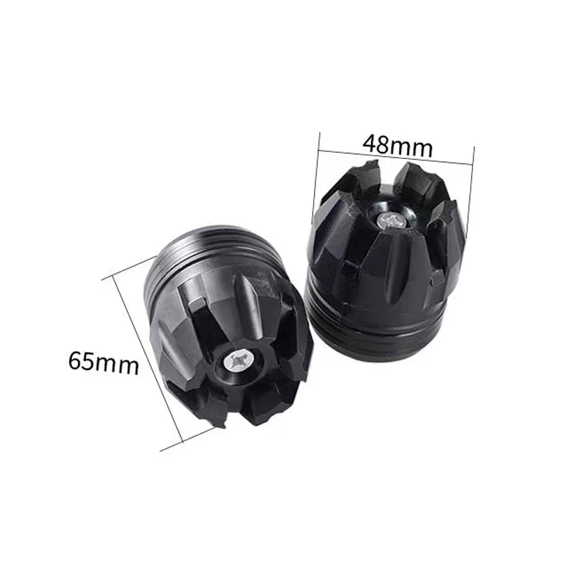 1Pair Universal Motorcycle Wheel Protection Crash Cups Colorful Motorbike Crash Protector for Motorcycle Scooter E-Bike Aluminum thumbnail 4