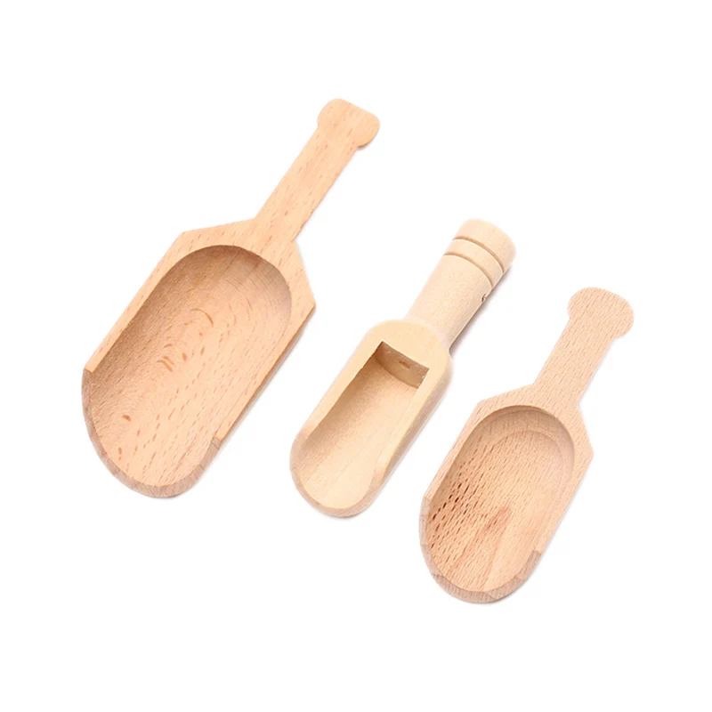 1Pcs Wooden Mini Tea Coffee Scoops Seasoning Candy Spices Bath Salt Spoons thumbnail 5