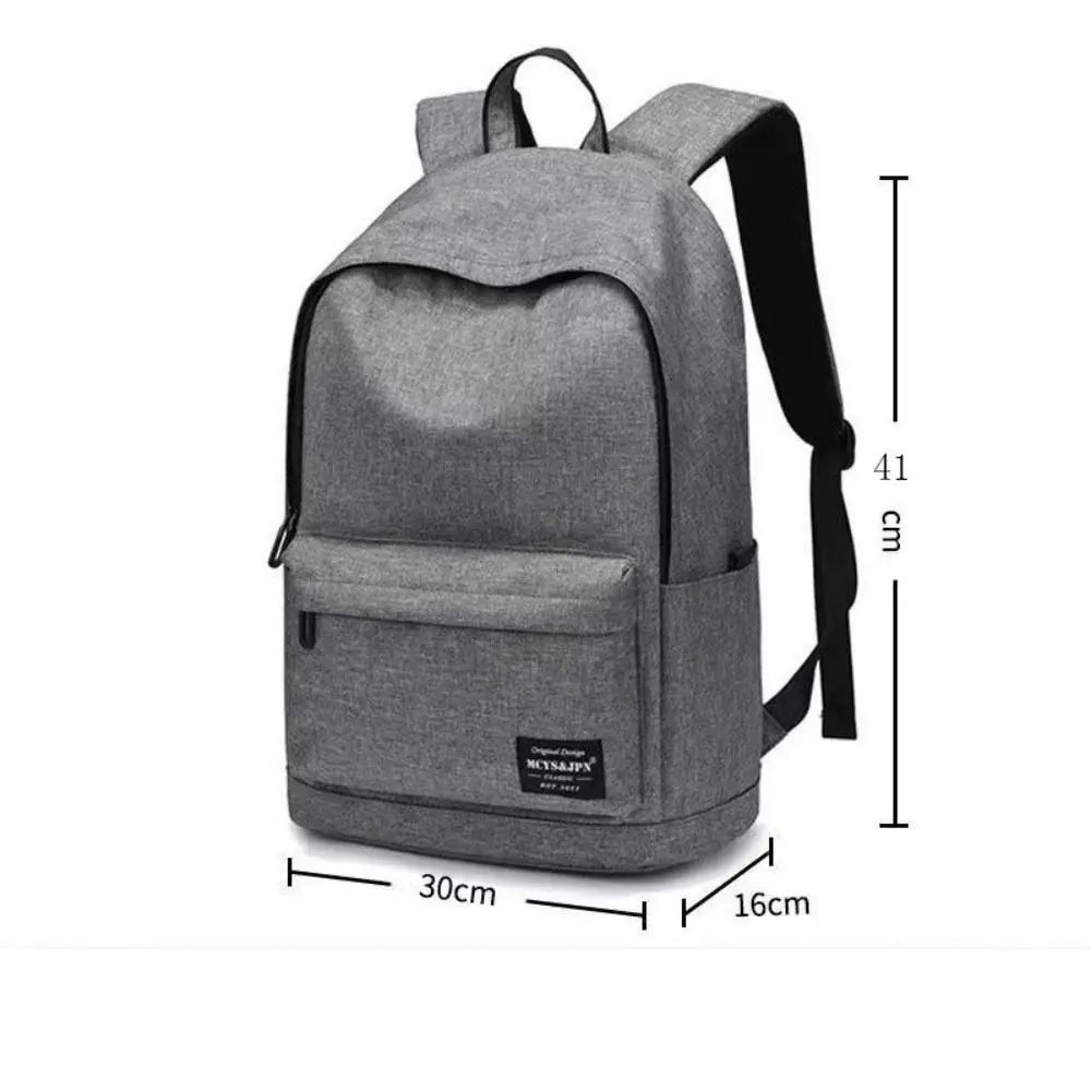 Trendy Men's Minimalist Backpack Versatile Backpack Large Capacity Student Backpack Computer Travel Bag Washable  Backpack thumbnail 6