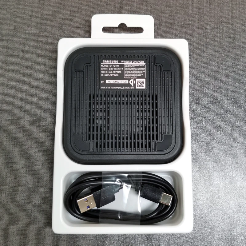 15W Fast Charge Wireless Charger Pad EP-P2400 For Galaxy S24 S23 S22 S21 S20 Note 20 Ultra 10 S10 S9 Plus Z Flip Fold 6 5 4 3 2 thumbnail 6