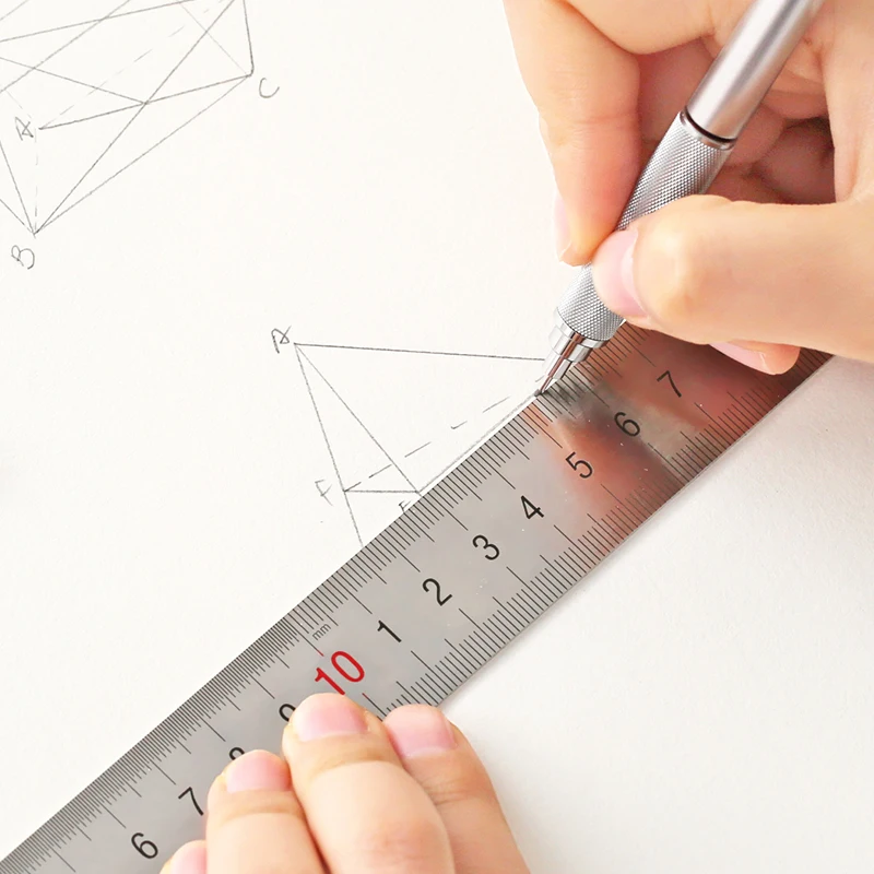 Deli Machinist Ruler, Stainless Steel Metric Straight-Ruler, Durable Millimeter Mapping Drawing Measuring Office School Supplies thumbnail 4