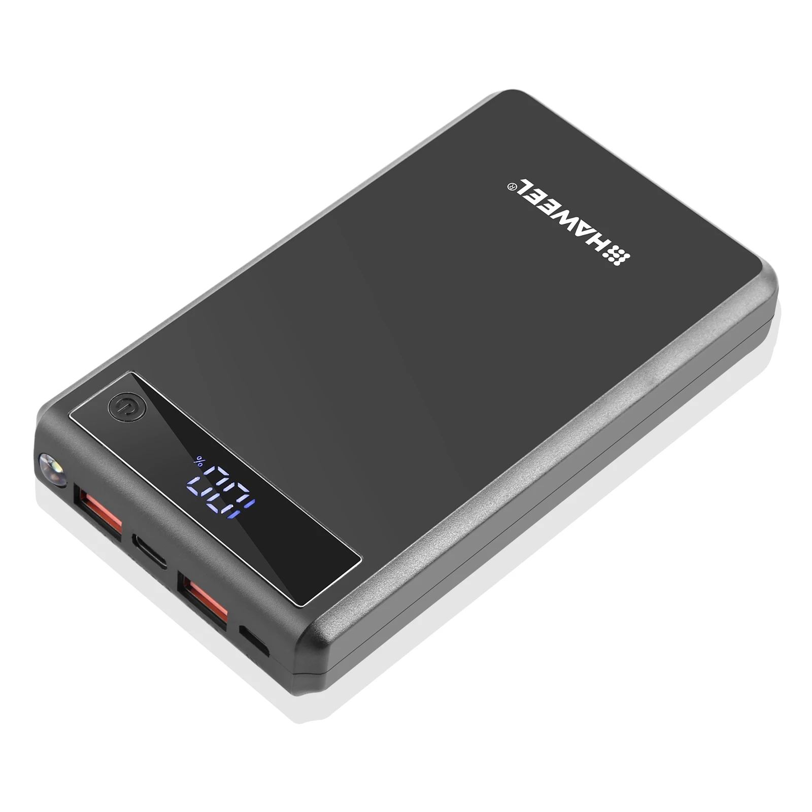 HAWEEL DIY 6 x 18650 Battery 24W Fast Charge Power Bank Box Case with Display, Not Include Battery thumbnail 2